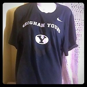 Nike Dri fit size large BYU college shirt